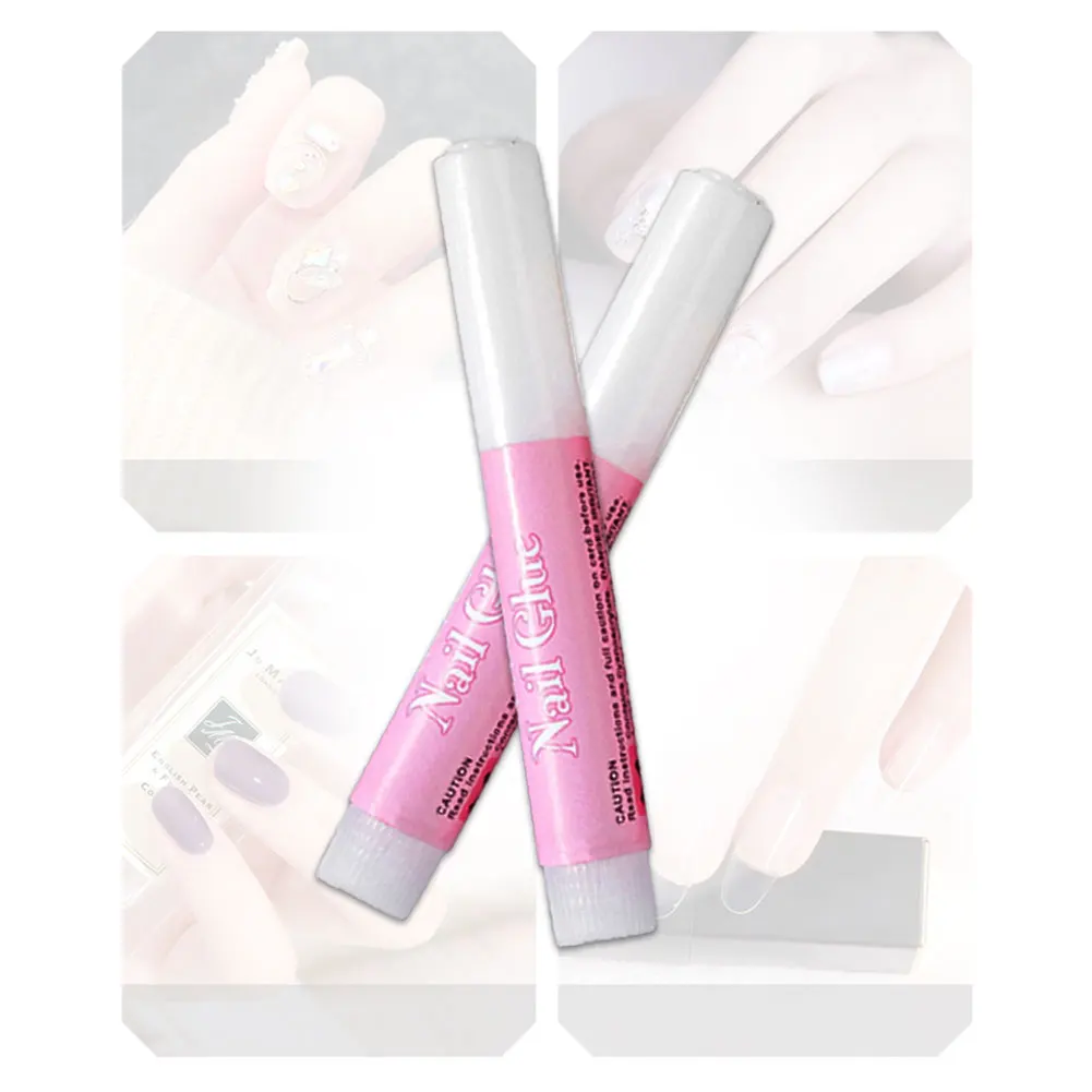 1PC 2g  Beauty Nail Glue Professional Beauty Nail Decorate Tips Acrylic Glue Super Strong Adhesive Fast Dry Nail Art Glue 4