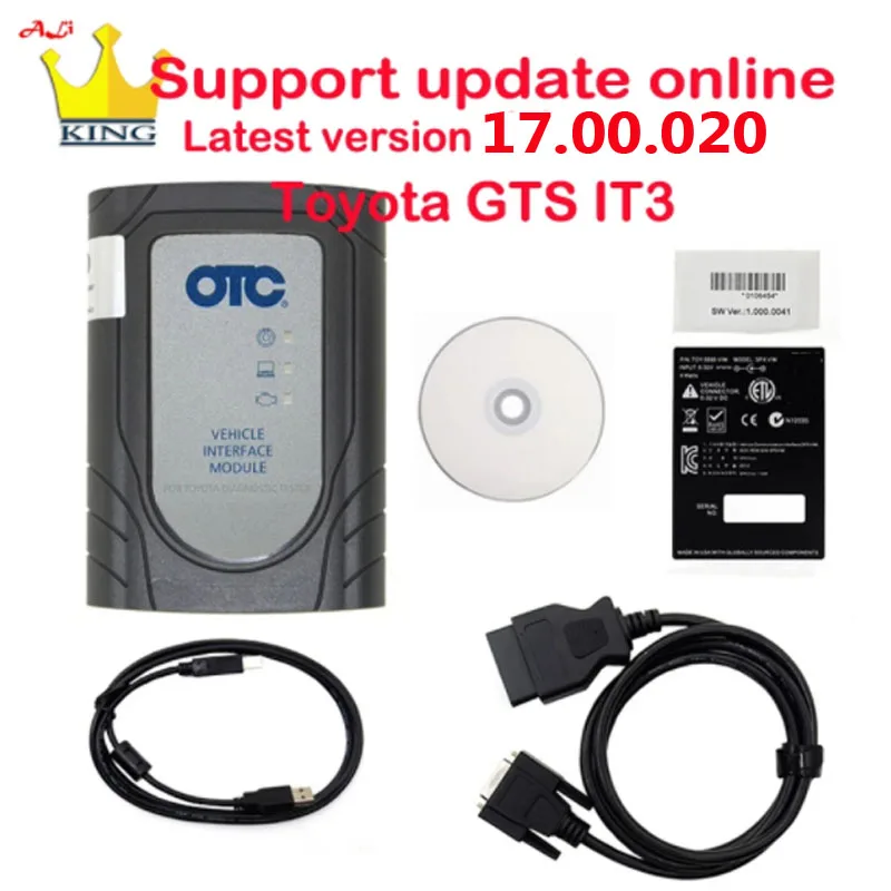 2021 для Toyota OTC последняя версия V17.00.020 GTS TIS3 IT 2 сканер Global Techstream бесплатное онлайн