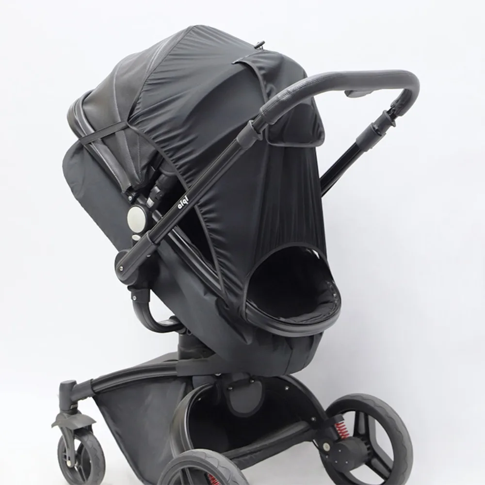 Extended Baby Stroller Sunshade Cover Sunscreen Breathable Baby Pram Canopy Anti-UV Lightweight Pushchair Visor