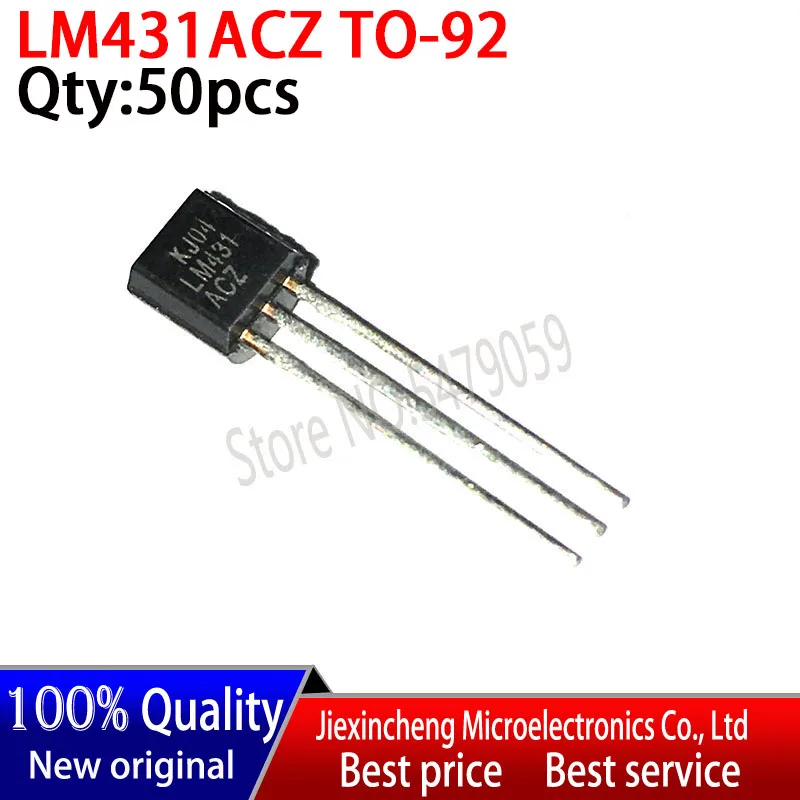 

50 шт./лот lm431adapter LM431 LM431A TO-92 новый оригинальный
