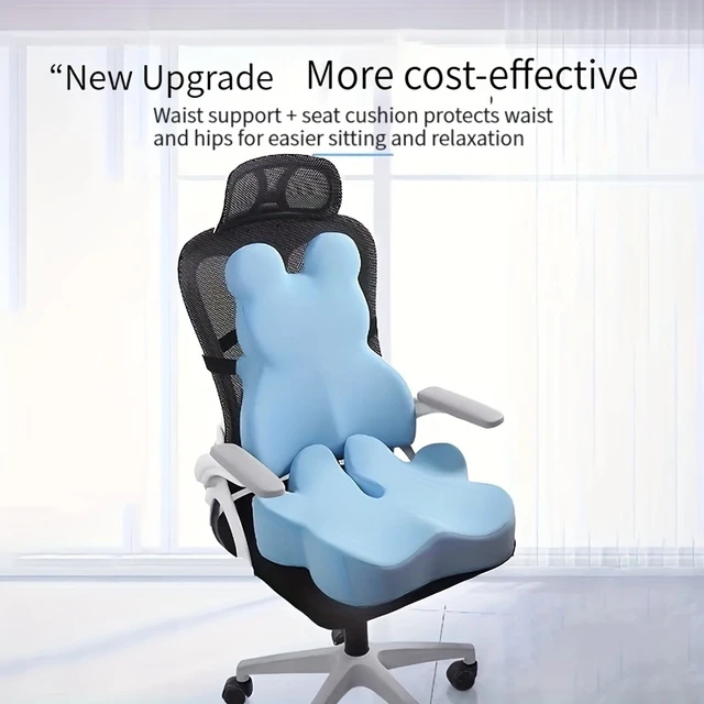 Memory Seat Cushion for Office Chair Pressure Relief Sciatica