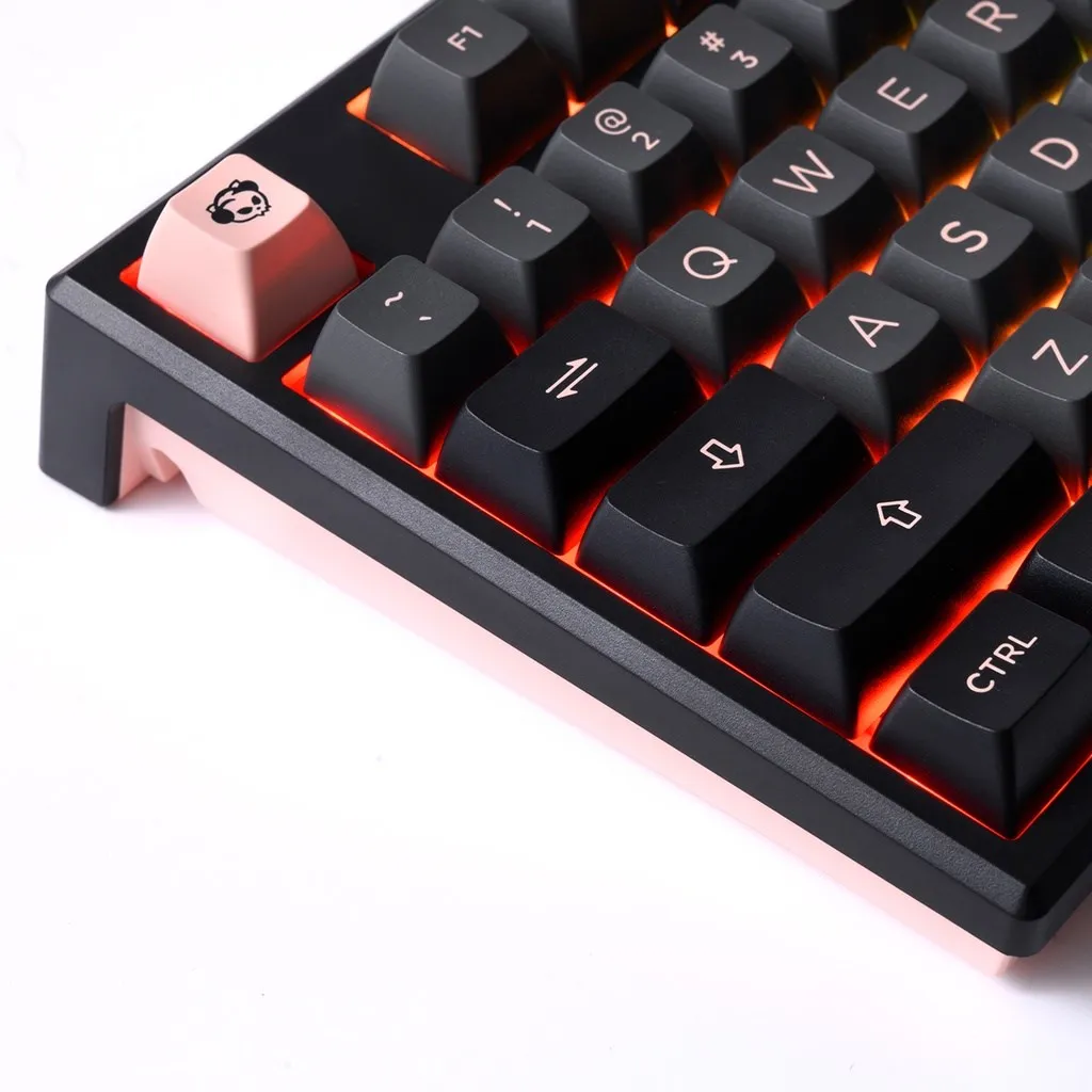 AKKO- MONSGEEK MG108   ӿ Ű, USB C Ÿ 108 Ű, ASA  PBT   Űĸ 