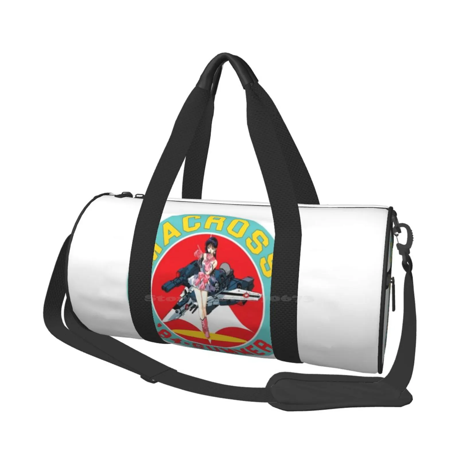 

Macross '84 Summer Shoulder Bag Casual Satchel For Sport Travel School Macross Vf 1S Valkyrie Lynn Minmay