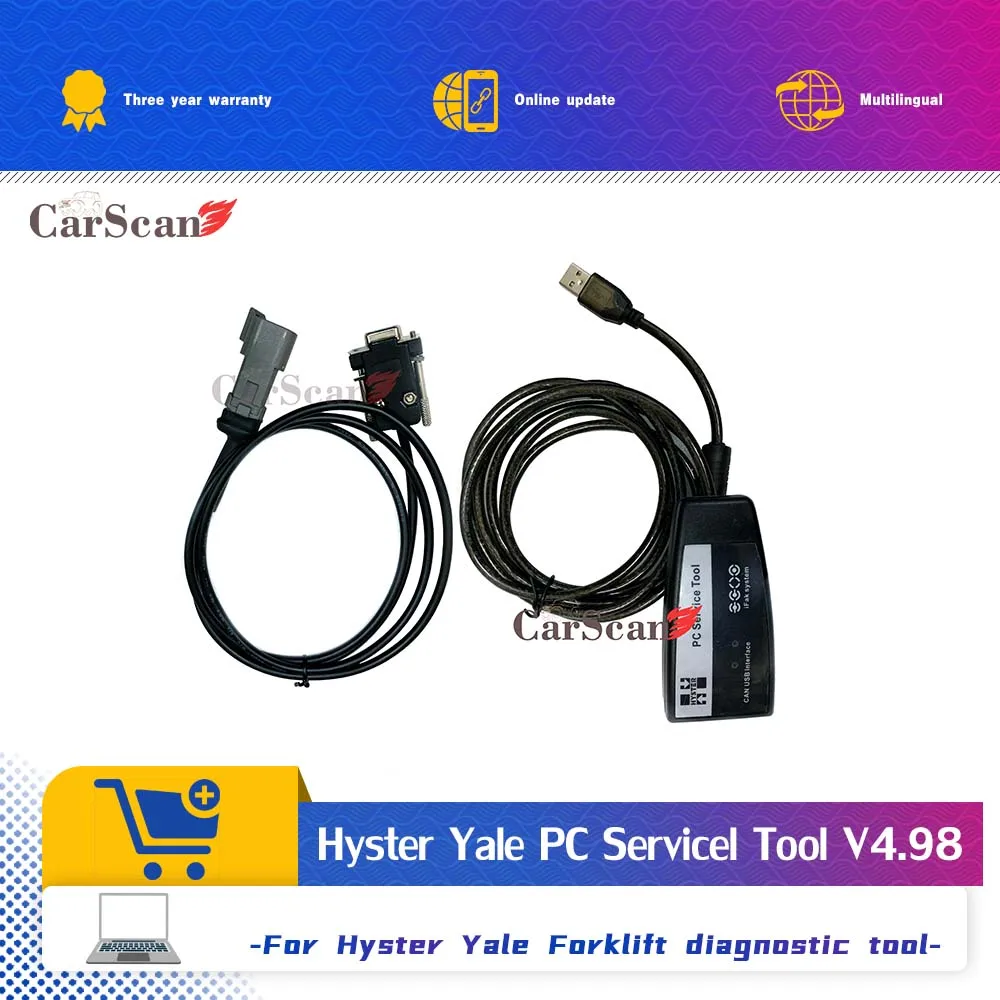 

for klift diagnostic scanner Yale Hyster PC Service Tool Ifak CAN USB hyster yale diagnositc tool Hyster V4.98