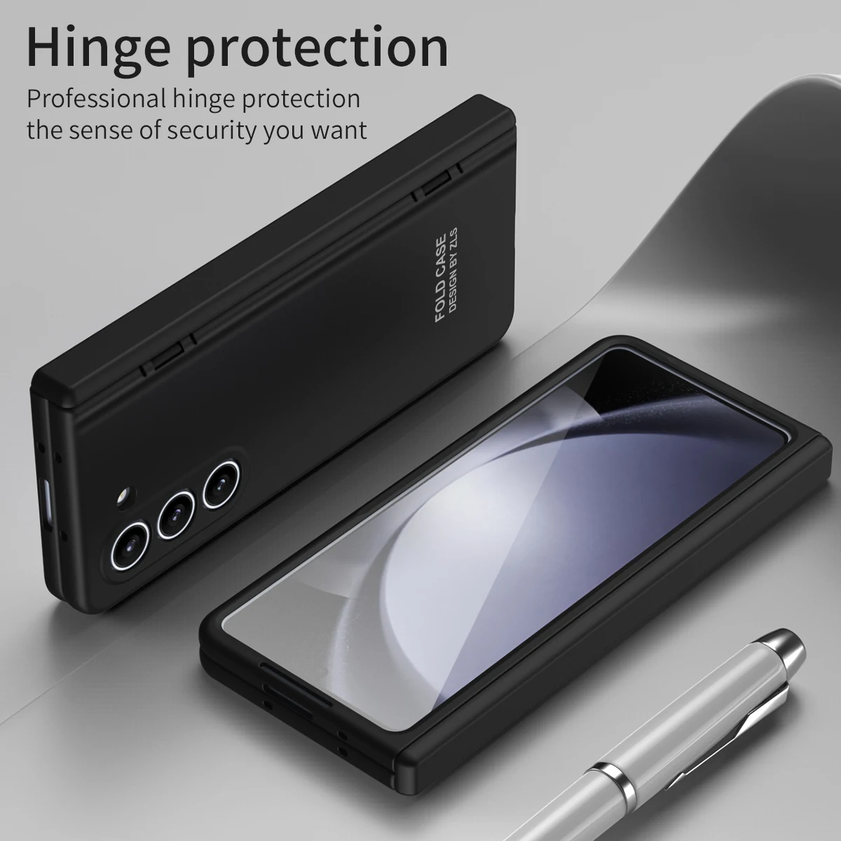 

Anti-Scratch Tempered Glass Film Folding Case for Samsung Galaxy Z Fold 5 Fold5 Fold4 Fold 4 5G Phone Accessories Hinge Covers