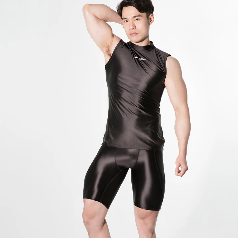 AMORESY Hommes Longueur Genou Athlétique Short Vêtements de Sport