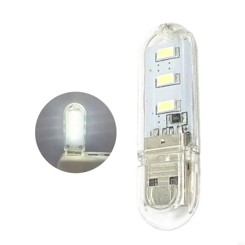 침대 옆과 사무실 사용을 위한 경량 PVC USB 야간 조명 양면 6개 LED HX5E