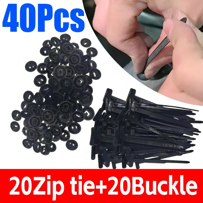 black 20sets-(40pcs)