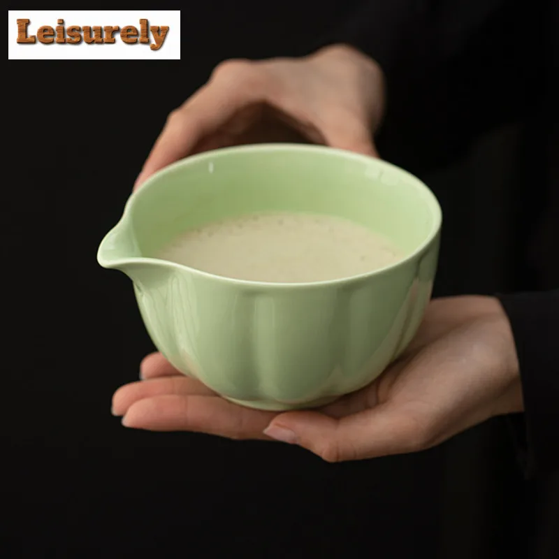 Pumpkin Petal Imitates Song Tea Set Complete Set Boutique Japanese Matcha Set Kit Tea Brush Stand Tea Ceremonial for Tea Lovers