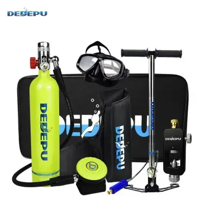 scuba diving equipment tank oxygen cylinder diving mini oxygen tank full mask full mask and mini