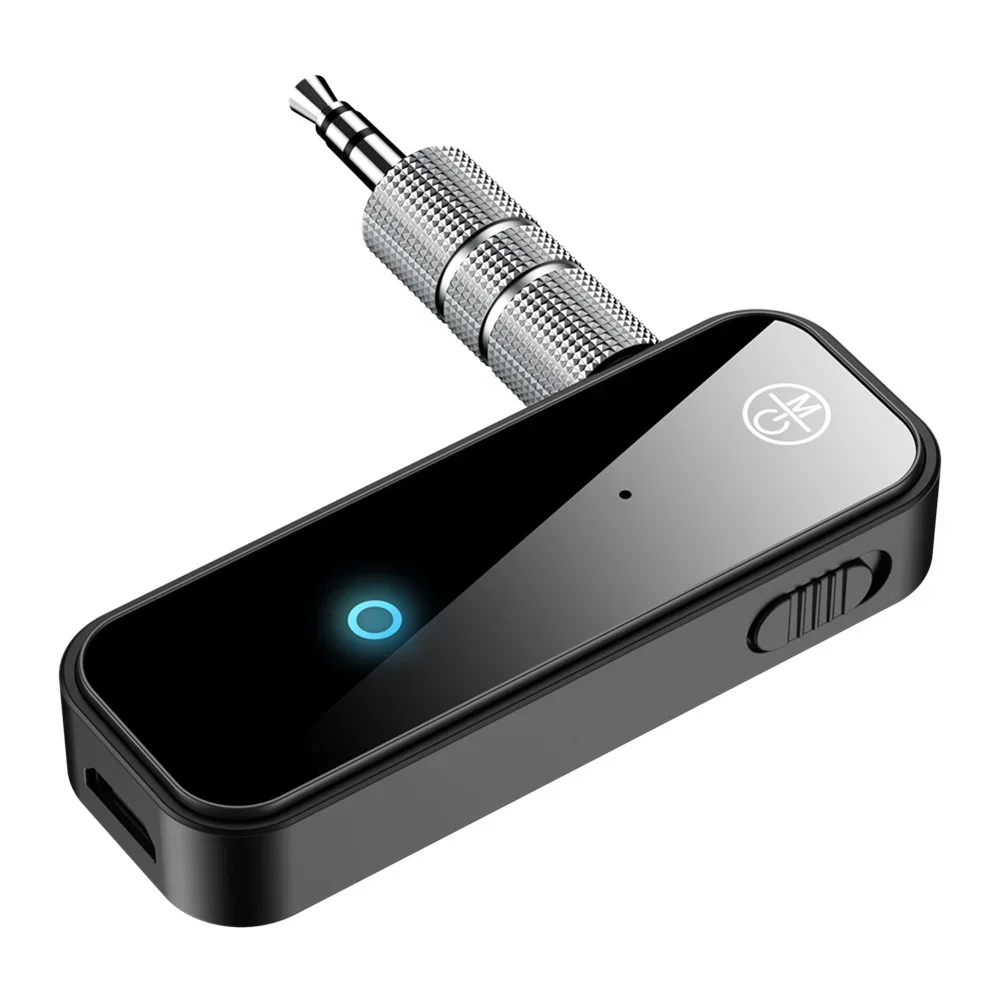 thumbnail image 1 of Receptor y transmisor Bluetooth 5.0 2 en 1 C28 Adaptador inalámbrico Jack de 3,5 mm para coche Receptor de audio y música Auriculares auxiliares Manos libres, 1 of 5
