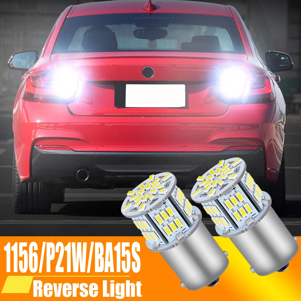 

2x LED Reverse Light Blub Lamp P21W BA15S Canbus For BMW E87 F20 F21 F45 F46 F23 F22 F87 E46 F30 F80 E36 E46 F34 F31 E90 E91 E39