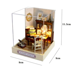 Handcrafted Miniature Flower House DIY Kit - 3D Puzzle with Furniture (QT-031)