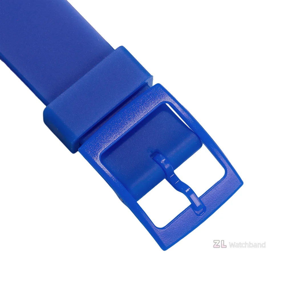 Vibrant Silicone Sports Watch Band Replacement - Rubber Strap