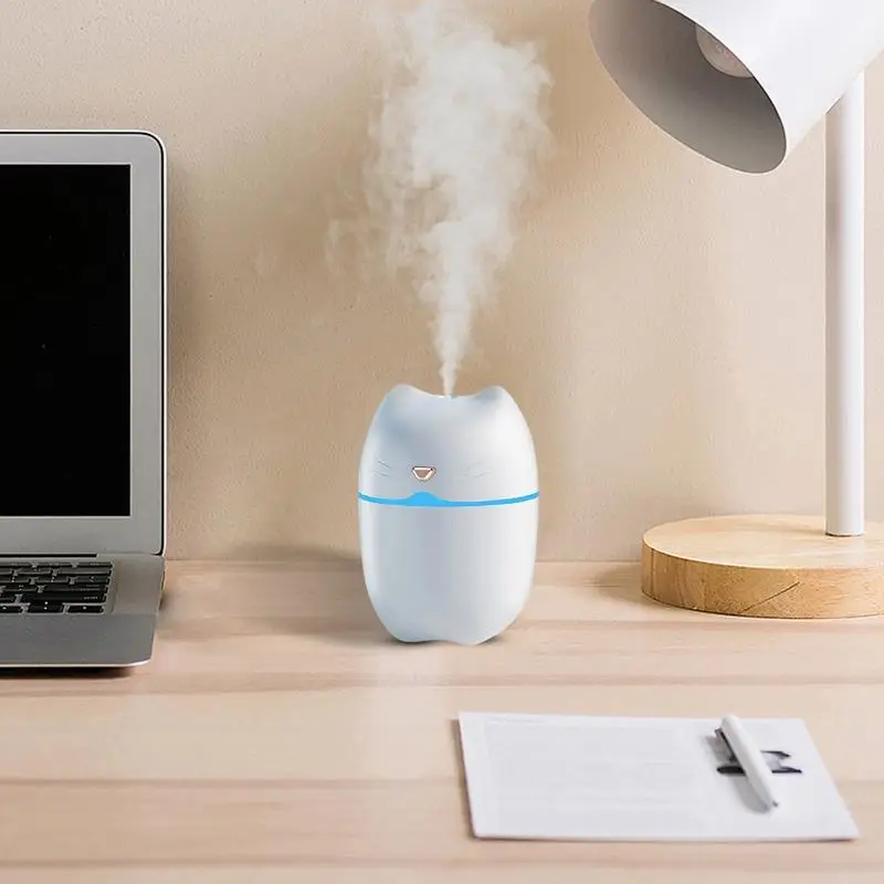 Portable Humidifier For Car Indoor Small Humidifier With Fine Mist Large Fog Capacity Aromatherapy Machine For Desktop Nursery
