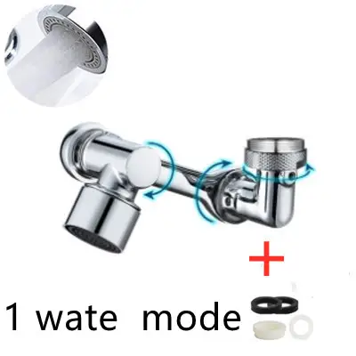 2 Modes 720° Universal Tap Aerator Splash-proof Swivel Water Saving Kitchen Faucet Spray Head Wash Basin Tap Extender Adapter - Image 8