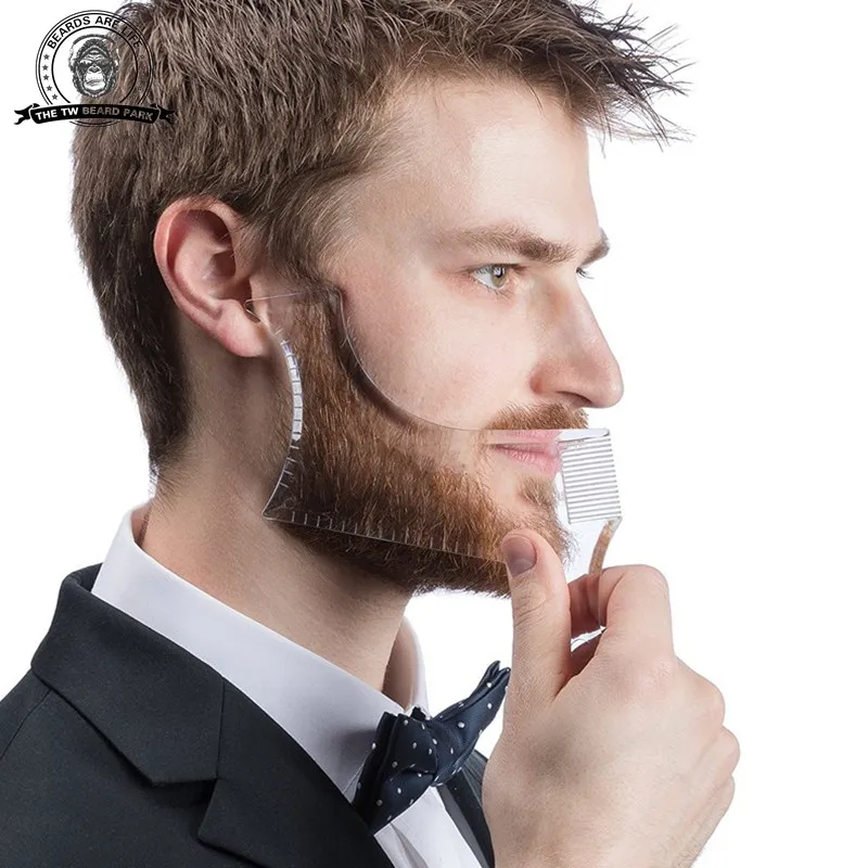 Beard Shaping Styling Tool With Comb for Perfect Line Up Moustache ...