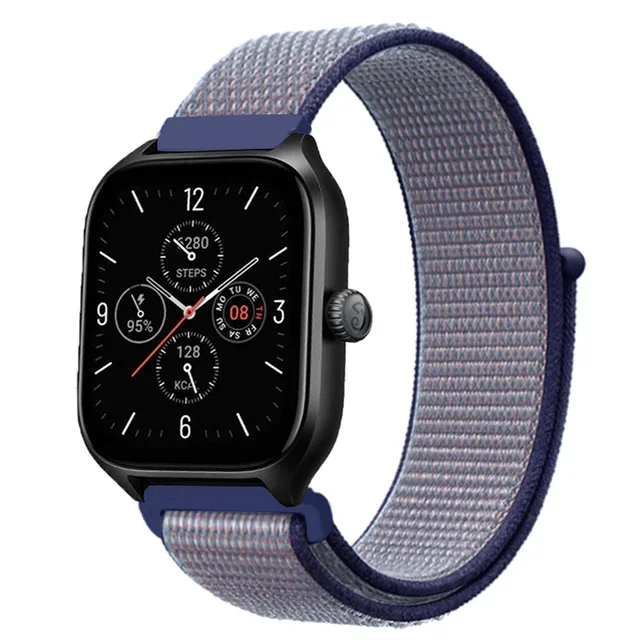 Durable Nylon Smartwatch Band, 20mm & 22mm