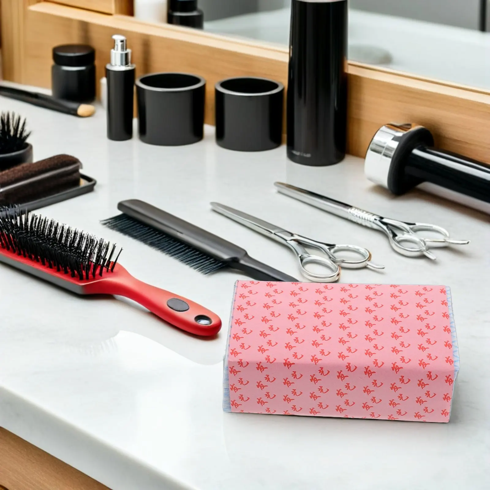 짧은 머리용 펌 페이퍼 5봉, 초박형 내열 엔드 페이퍼, 일회용 살롱 컬링 랩, ..