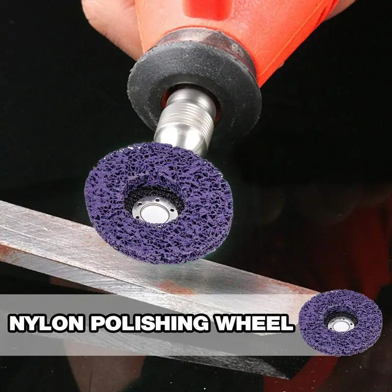 

Nylon Polishing Wheel Mini Drill Grinding Brush Buffing Wheel For Angle Grinder Polishing Brush For Wooden Furniture Burnishing
