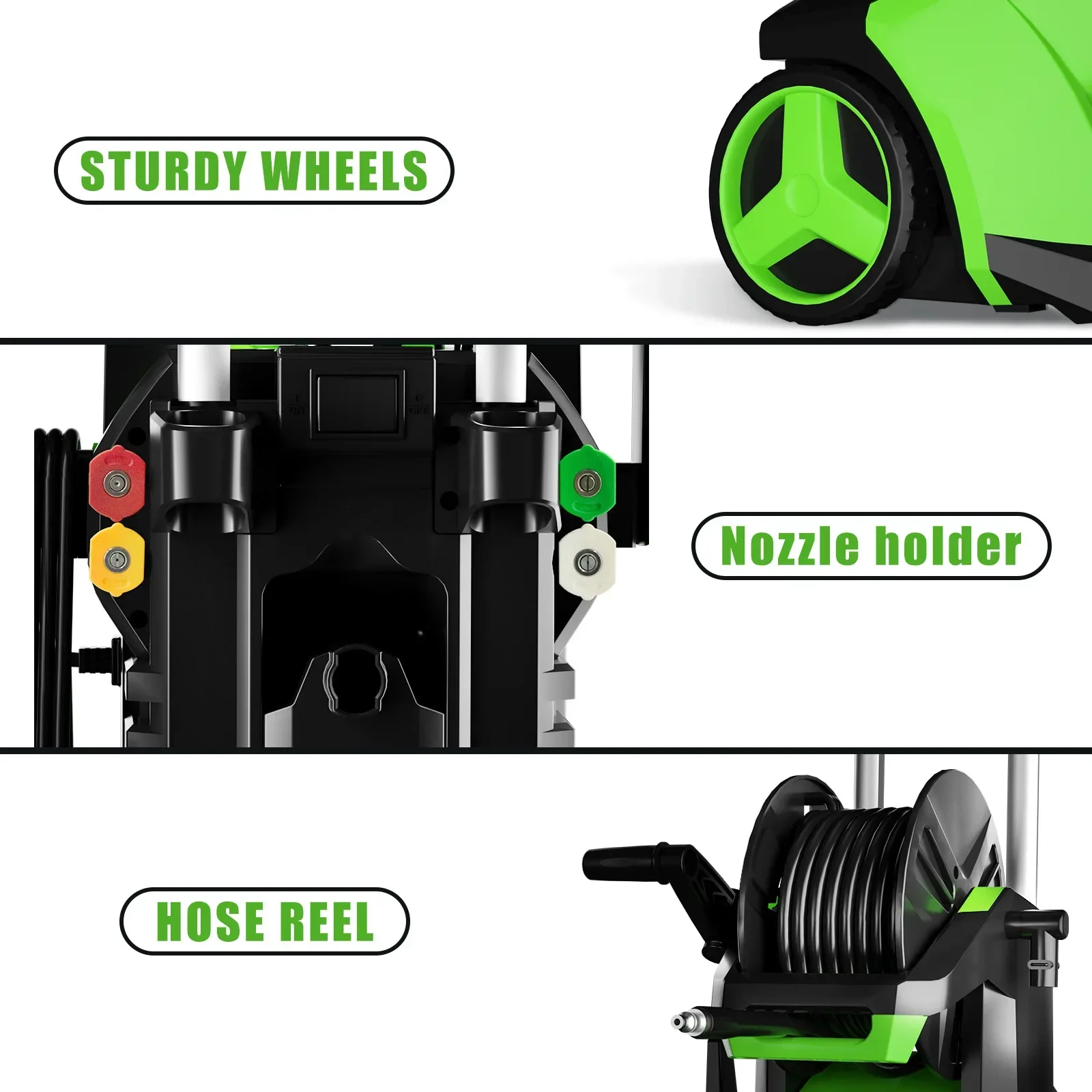 2024 Good Quality Portable Electric High Pressure Car Washer Car Washer Machine High Pressure 4