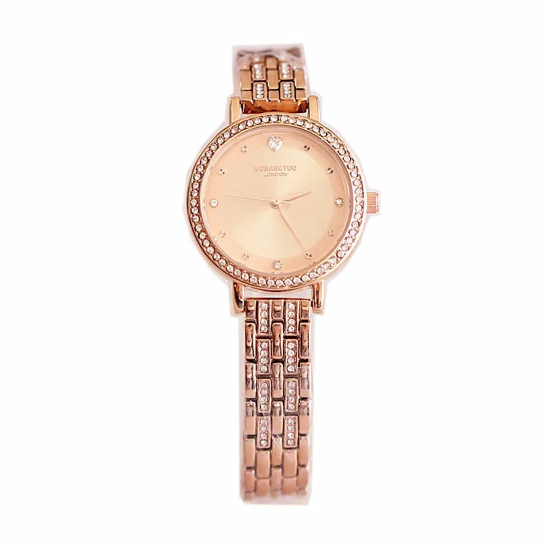 

Luxury Watch Women Korean Style Rhinestone Fashion Wristwatch Female Casual Ladies Watches Clock Simple Waterproof Bracelets