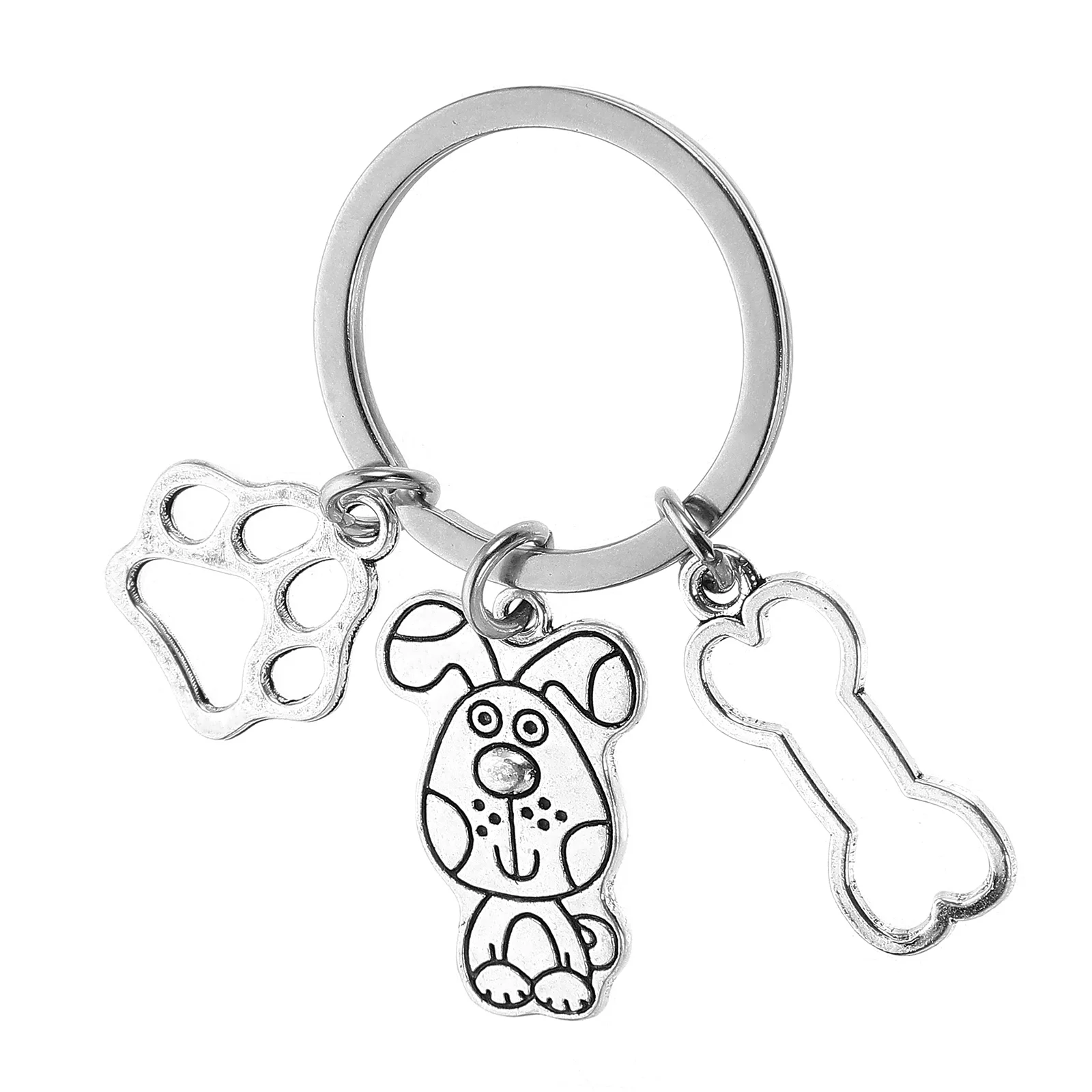 

Lovely Dog Key Chain Hanging Keychain Zinc Alloy Bag Pendant Bag Supply