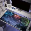 Game The E-Elder Scrolls V For PC Large MousePads Desk Gaming Mouse Pad Stitched Edges Non-Slip Rubber Base Extended mousemats 4
