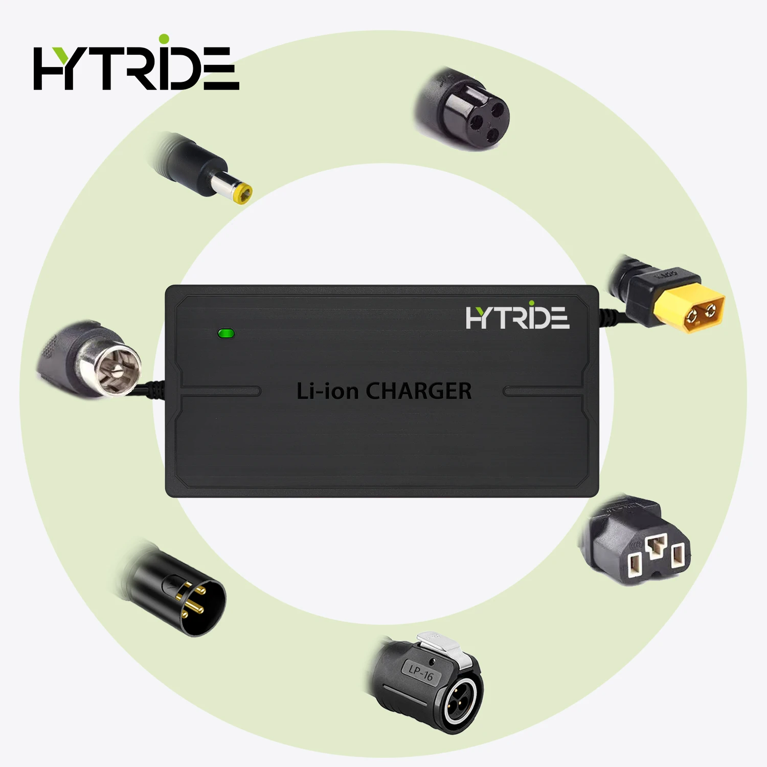 HYTRIDE Intelligent 54.6V 48V 6A Lithium ion Battery Charger 48V 13S Li ion Battery Charger(CE Certified)