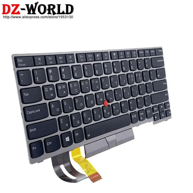 Original Novo Teclado para Lenovo Thinkpad E480 E490 T480s kr Coreano L480 T490 T495 L380 L390 Yoga L490 P43s E485 E495 Laptop - Imagem 5