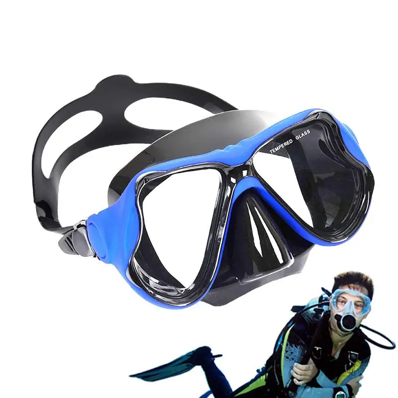 

Goggles With Nose Cover Anti-fog Swim Goggles With 180 Clear Vision Tempered Glass Lenses Swimming Masque Pool Goggles For