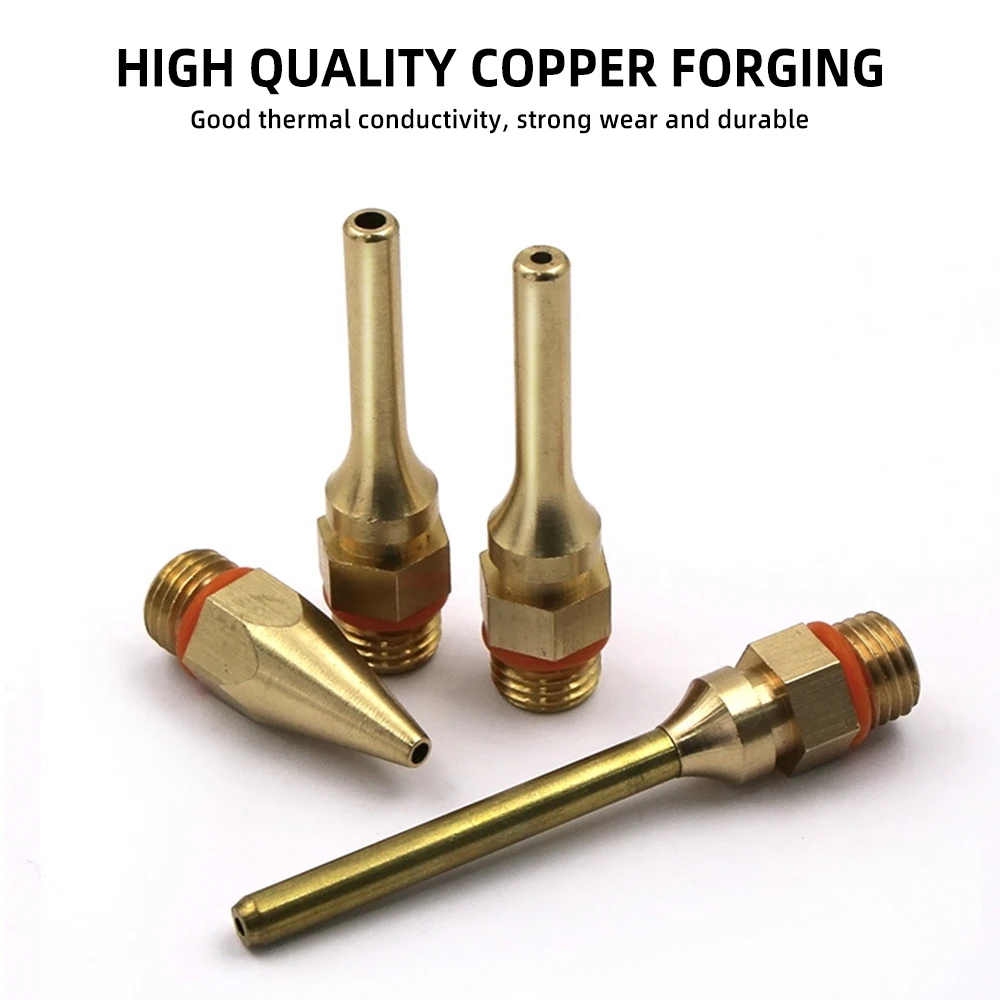 Pure Copper Hot Melt Glue Gun Nozzle 2.0x70mm 3.0x50mm 2.0x50mm Long Short Small-bore Large Diameter