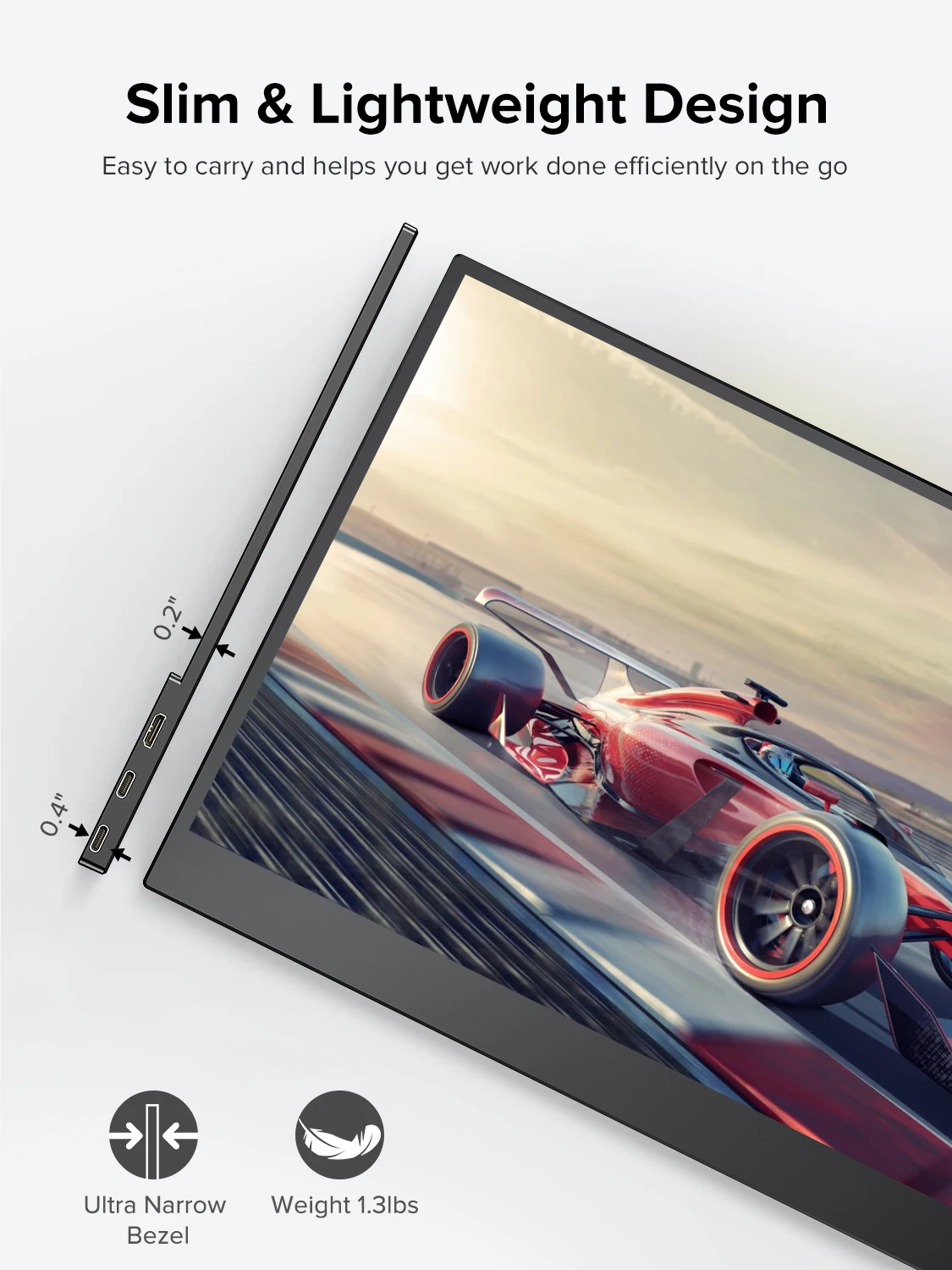 UPERFECT 16.1 ޴ , 1080P ̹ ÷, 144Hz IPS , PS5/4/3 ġ Ʈ PC Mac Xbox