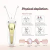 Mini Electric Facial Body Hair Removal USB Charging Body Arm Cotton Thread Depilator LCD Display for Women Neck Lip Chin Arm Leg 3