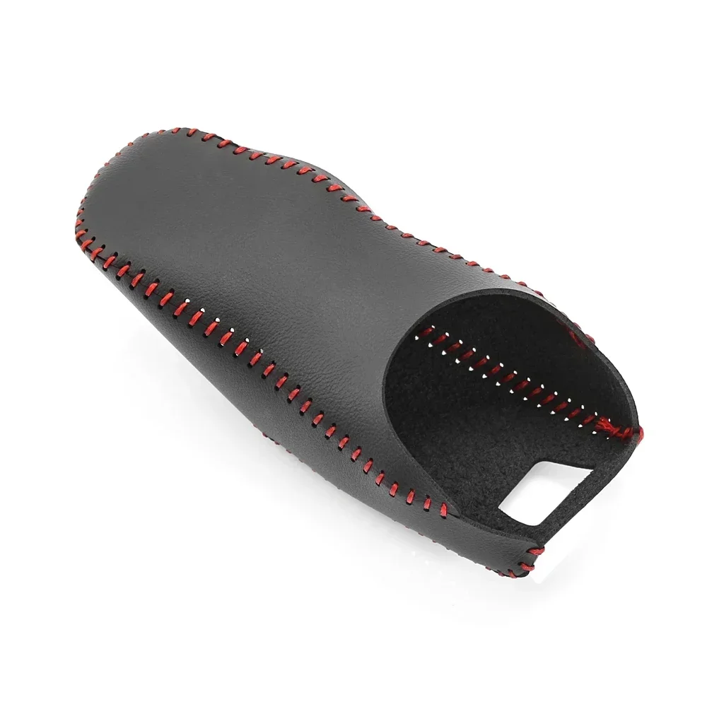 Leather Car Center Console Gear Shift Head Knob Cover Trim For Peugeot 4008 5008 508L 2008 3008 GT-car accessories