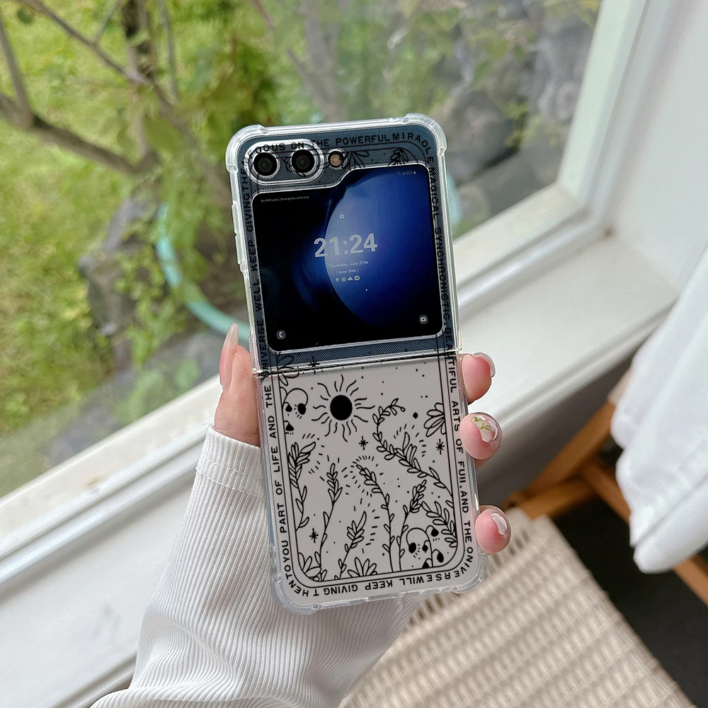 Art Fresh Moon Star Phone Case - Elegant Anti-fall Back Cover