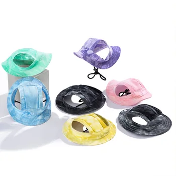 귀 구멍이 있는 반려동물 모자, 대형 중형 소형견용 자외선 차단 야구 모자, 여름 개 모자, 야외 하이킹 모자, 반려동물 제품