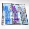 3 Sizes/Set New Arrival Resin Positioning Perm Comb For Barber Shop Professional Women Girls Hairdressing DIY Hair Curling Tool 6