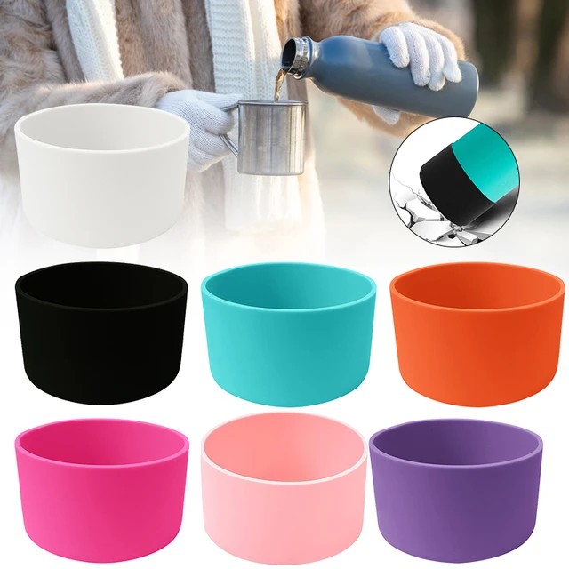 7.5cm Cup Cover Sport Water Bottle Cover Space Pot Silicone Cover Rubber  Bottom Pad 32-40oz for Hydro Flask Bottle - AliExpress