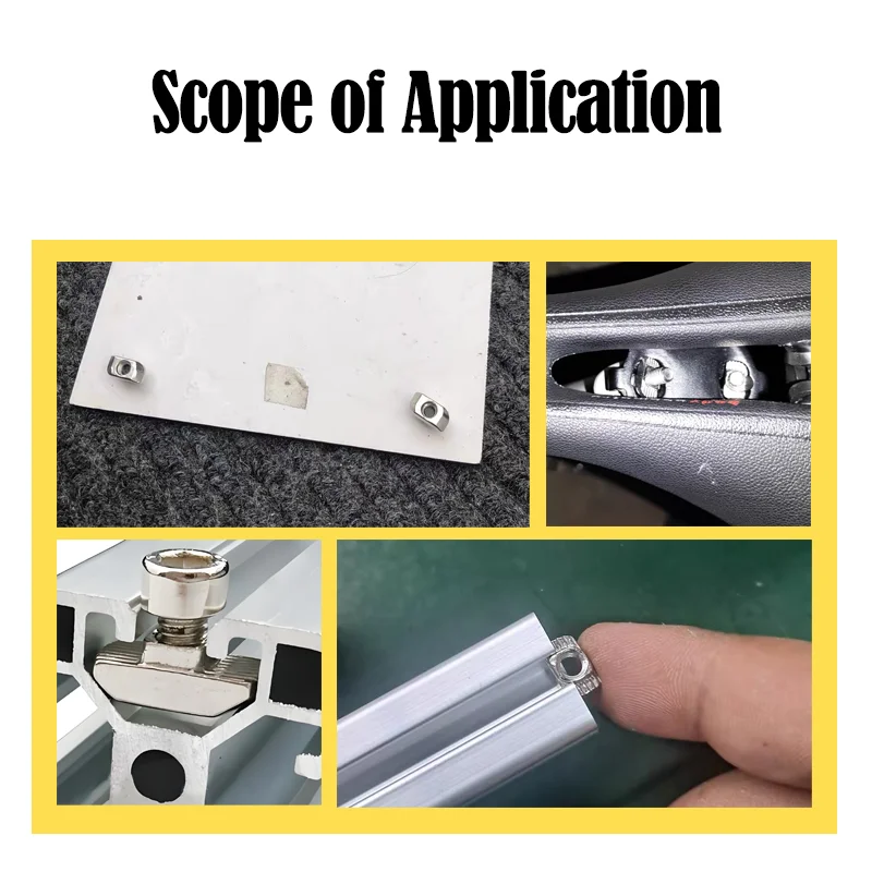 Stainless Steel M3 M4 M5 M6 Hex Button Head Screw and T-nut Set Hammer Drop In T Ship Sliding Nut 20 30 40 EU Aluminum Extrusion