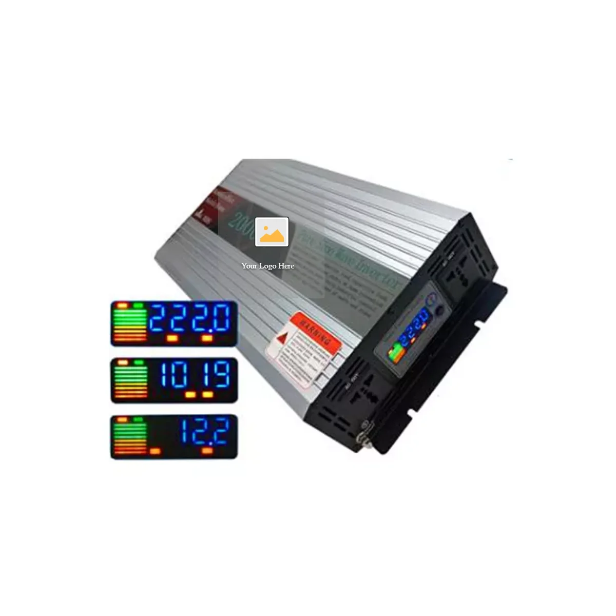 홈 순수 사인파 인버터 12V 24V 48V Dc Ac 110V 220V 전원 Lipo 배터리 충전기, Lifepo4 2000W