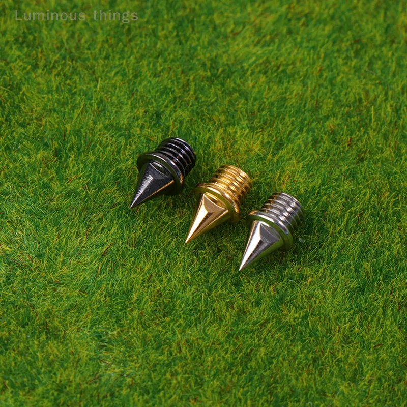 Track Shoe Spikes 12Pcs Track Field Needle Silver/Gold/Black Camping Running Replacements Parts