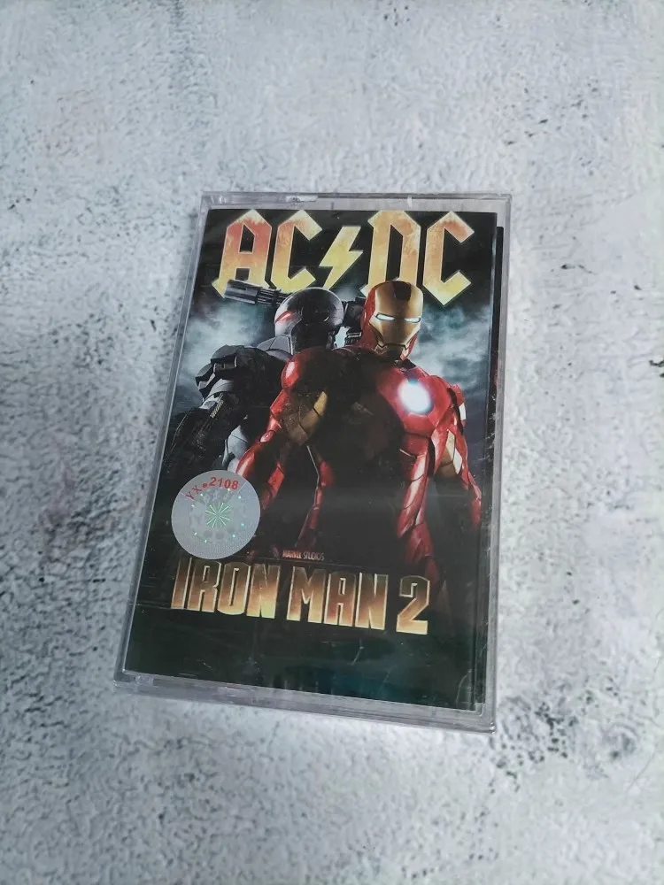 Anime Marvel Superhero Iron Man Tony Stark Music Tapes Cosplay Tape Soundtracks Box Walkman Car Cassettes Collection Prop Gifts