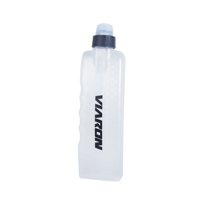 400ml Portable Fanny Pack Bike Water Bottle Outdoor Running Mountaineering Plastic Sports Water Bottle Curved Bottle