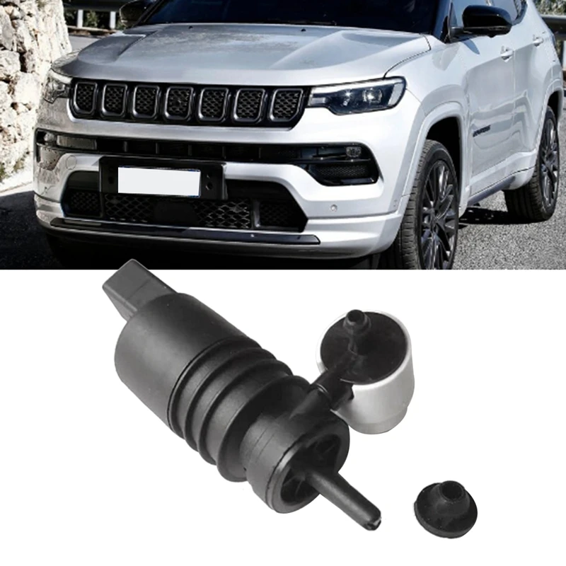 

Мотор насоса омывателя лобового стекла автомобиля 155250117 68310928AA для Jeep Compass Cherokee 2017-2022, запасные части, аксессуары
