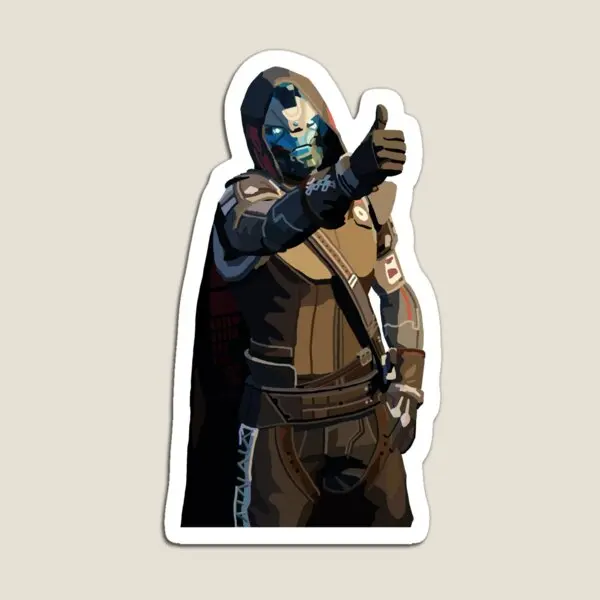 Destiny 2 Cayde 6 Magnet Holder Funny Decor Stickers Giocattolo Magnetico Home Cute Baby Colorful Kids For Fridge Organizer Bambini