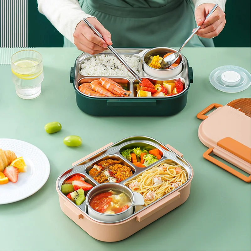 japanese snack box Double Stainless Steel lunch box for kids insulated –  pocoro