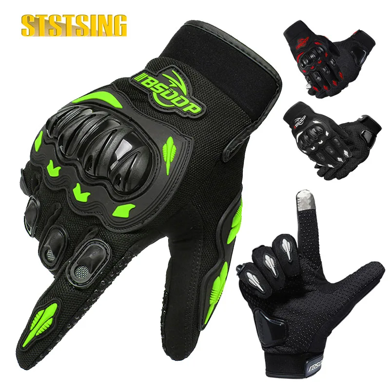 

1 Pair Motorcycle Motocross Gloves ,Touchscreen Mountain Dirt Bike Gloves,Full Finger Non-Slip MX MTB ATV BMX Road Racing