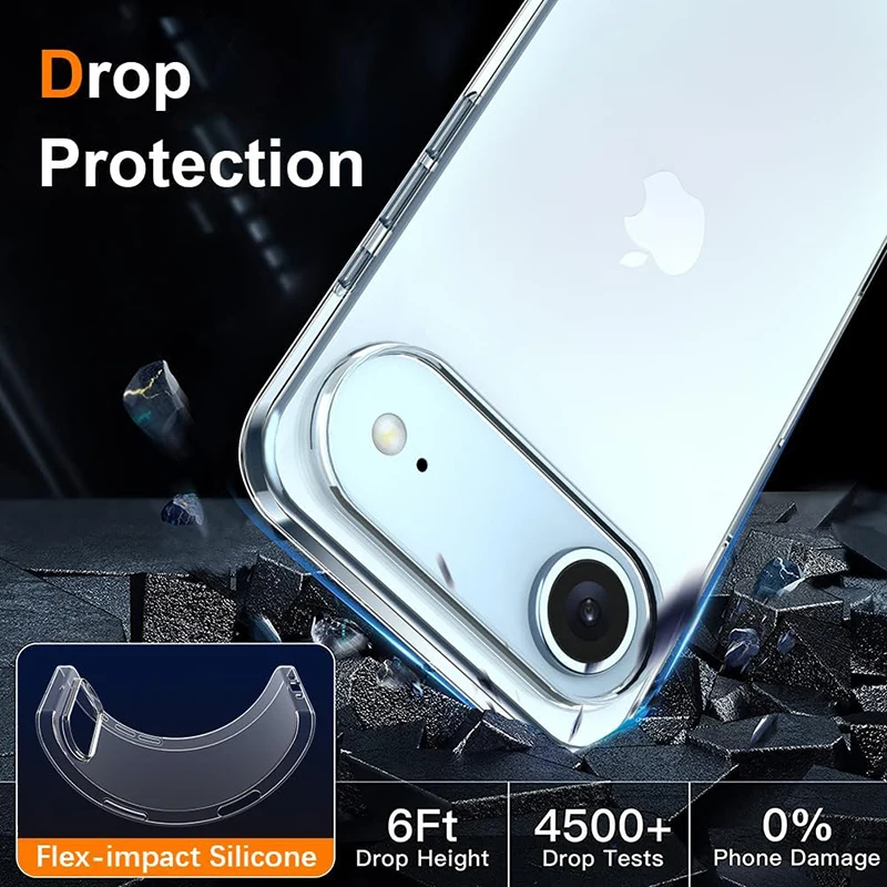 Ultra Thin Luxury Transparent Soft TPU Silicone Case - Clear Protective Back Cover