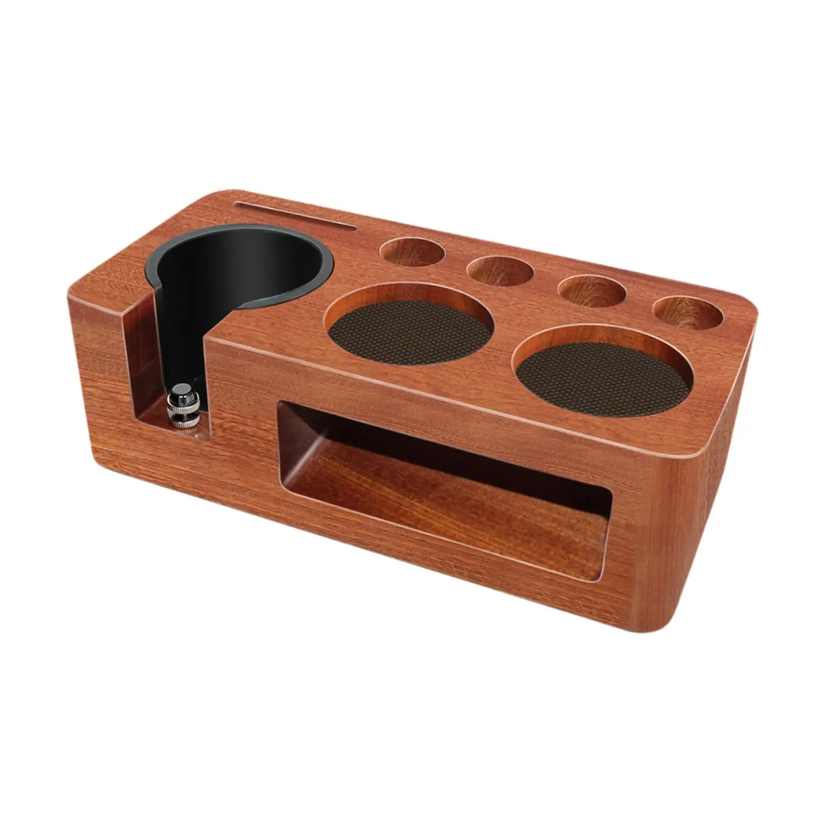 Coffee Filter Tamper Holder Wooden Sturdy Multipurpose Coffee Portafilter Tool Coffee Filter Tamper Holder Wooden Sturdy Multipurpose Coffee Portafilter Tool